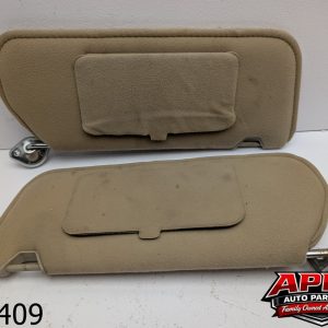 OEM 1989 Ford Mustang 2.3L Sun Visors Headliner Sun Visor Factory w/ CLIPS