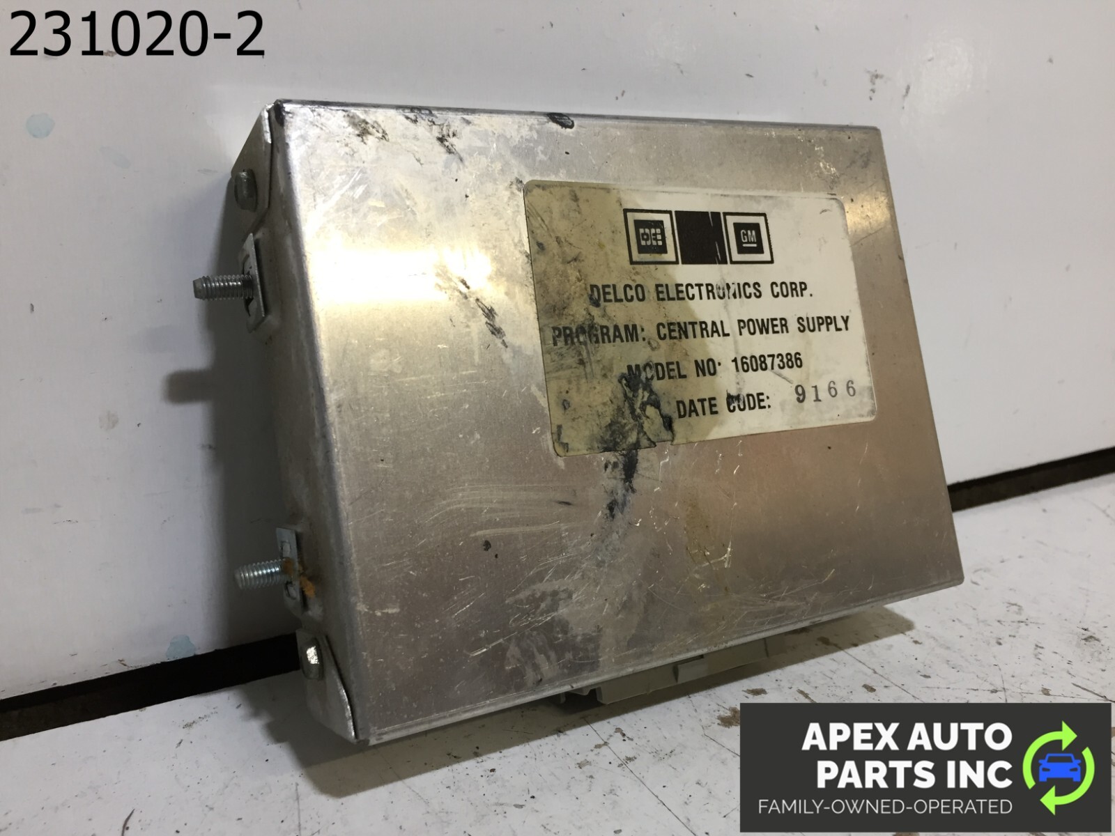 OEM 1990 Cadillac Allante CENTRAL POWER SUPPLY COMPUTER CONTROL MODULE 16087386 - Image 3