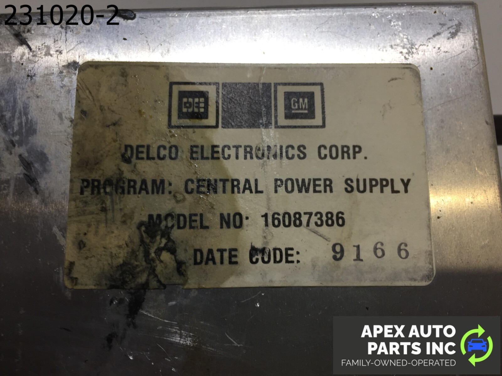 OEM 1990 Cadillac Allante CENTRAL POWER SUPPLY COMPUTER CONTROL MODULE 16087386 - Image 8