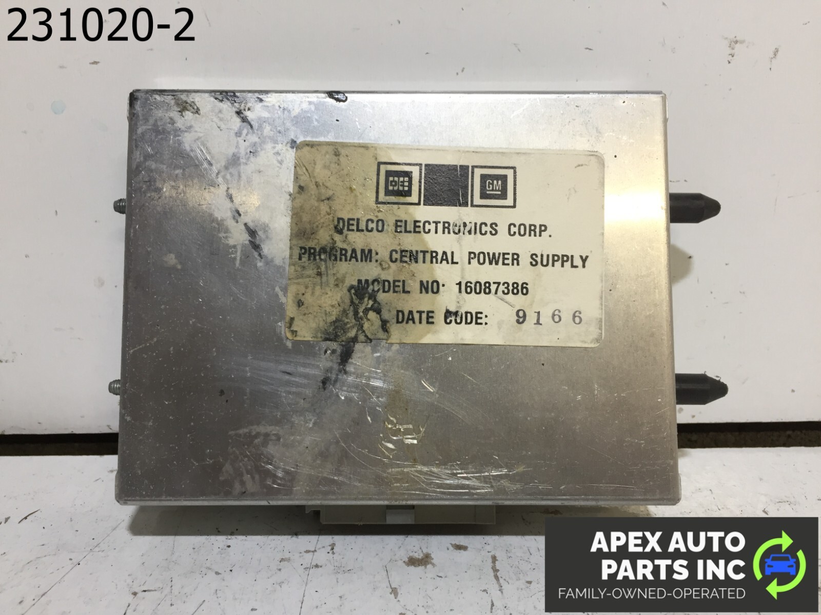 OEM 1990 Cadillac Allante CENTRAL POWER SUPPLY COMPUTER CONTROL MODULE 16087386