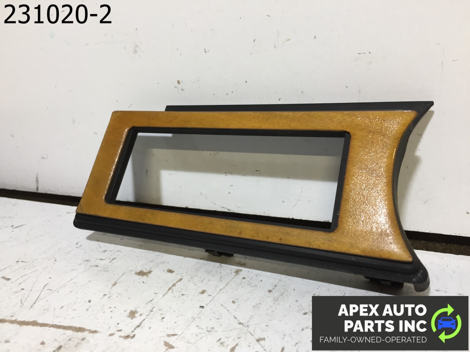OEM 1990 Cadillac Allante Dash Trim Cluster Switch Panel Bezel Wood - Image 4