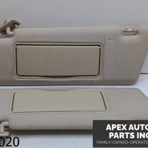 OEM 1996-1999 Mercedes E320 3.2L  Sun Visors  Pair Passenger Driver Tan Beige