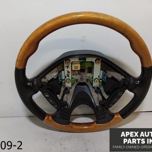 OEM 2000-2002 Jaguar S-Type 3.0L Steering Wheel with Wood Accent XR83-3F563F-CA