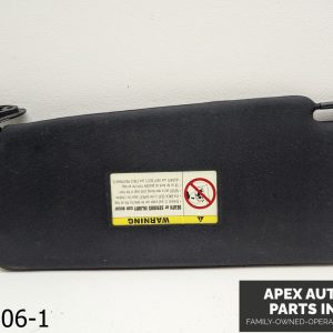 OEM 2000-2003 BMW X5 3.0L  Right Sun Visor Rh Black