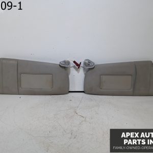 OEM 2000 BMW 323i 2.5L SUN VISOR SET LEFT RIGHT DRIVER PASSENGER VISORS GRAY