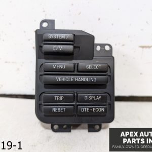 OEM 2000 Lincoln Continental 4.6L Info Display Switch Control F80F-10D996-BF