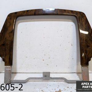 OEM 2002-2005 BMW 745I FRONT CENTER CONSOLE ASHTRAY BEZEL TRIM COVER WOOD GRAIN