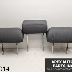 OEM 2002-2005 BMW 745Li 4.4L Leather Rear Seat Headrests Set