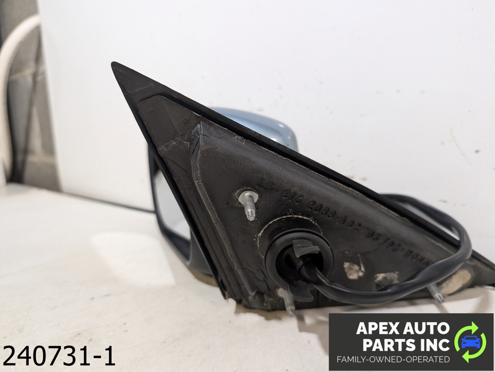 OEM 2002 Jaguar S-Type 4.0L Driver Side LH Power Fold Memory Door Mirror - Image 6