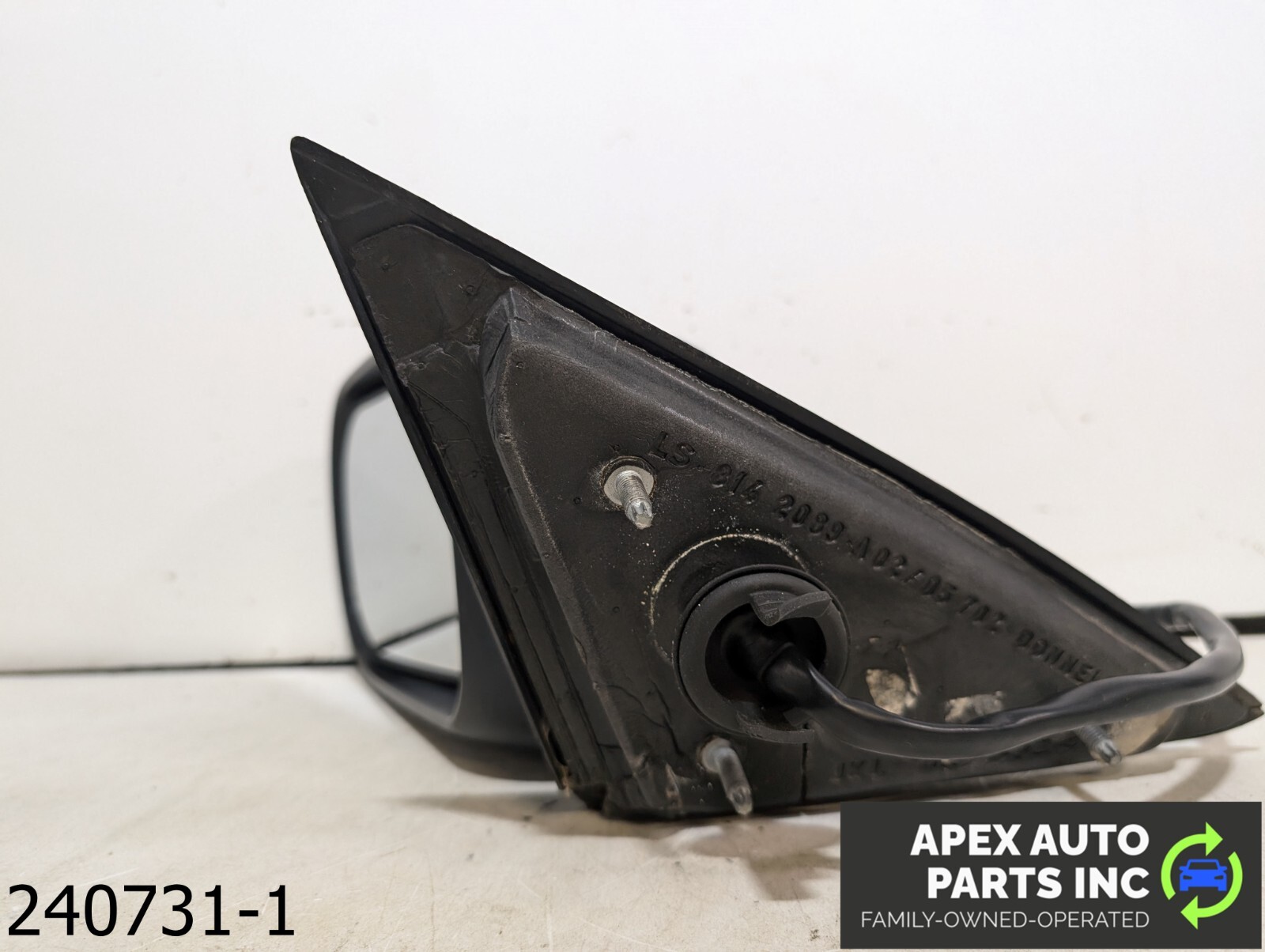 OEM 2002 Jaguar S-Type 4.0L Driver Side LH Power Fold Memory Door Mirror - Image 8