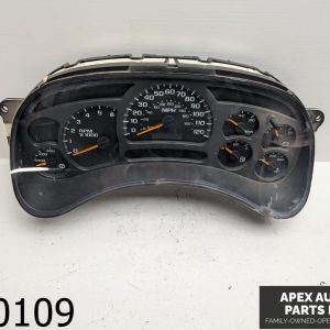 OEM 2003 Chevrolet Silverado 6.0L INSTRUMENT CLUSTER SPEEDOMETER GAUGES