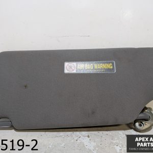 OEM 2004-2006 Acura TL 3.2L Passenger Right Sunvisor Sun Visor Gray