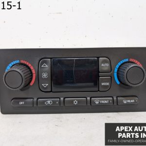 OEM 2004 Buick Rainier 4.2L Climate Control Manual w/REAR Heater AC