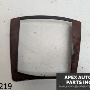 OEM 2004 Cadillac SRX 4.6L DASH RADIO DISPLAY SCREEN TRIM WOODGRAIN PANEL