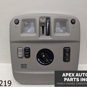 OEM 2004 Cadillac SRX 4.6L Overhead Console Dome Map Light Slider Switch Beige