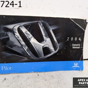 OEM 2004 Honda Pilot 3.5L Owners Manual (No case)