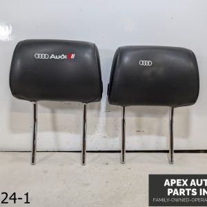 OEM 2005-2011 Audi A6 3.0L FRONT LEFT DRIVER SIDE SEAT HEADREST LEATHER BLACK