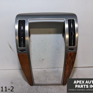 OEM 2005-2011 Cadillac STS 3.6L CENTER DASH RADIO TRIM BEZEL BRUSHED