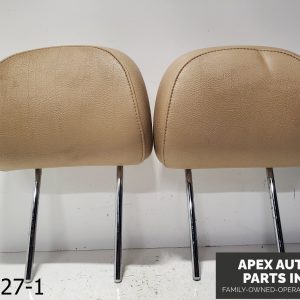 OEM 2005 BMW 325i 2.5L FRONT RIGHT LEFT HEADREST LEATHER
