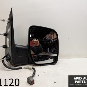 OEM 2005 Ford E-150 5.4L Passenger Right Side View Power Door Mirror Black