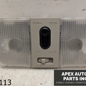 OEM 2005 Infiniti G35 Overhead Console Read Dome Light Roof Open Switch Beige