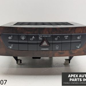 OEM 2006-2008 Mercedes CLS 500 5.0L Hazard Switch Control Panel Trim CD Changer
