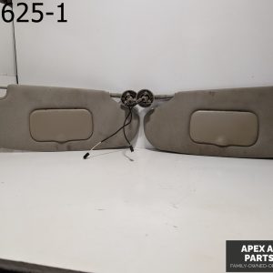 OEM 2006 Dodge RAM 1500 4.7L Left Right Sun Visor Lighted Illuminated Beige