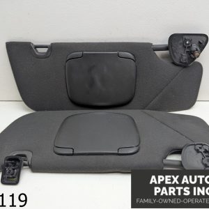 OEM 2006 Ford Mustang 4.0L Driver & Passenger Side Sun Visor Pair Set Black