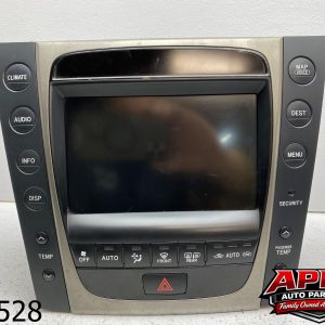 OEM 2006 Lexus GS430 4.3L Navigation Radio Climate Screen