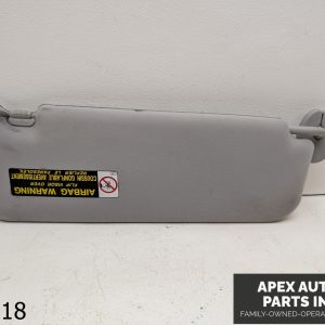 OEM 2007-2009 Lexus ES 350 3.5L  Driver Left Side Sun Visor Gray Cloth