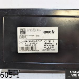 OEM 2007-2009 Mercedes E350 3.5L Sirius Satellite Radio Module 2118706790
