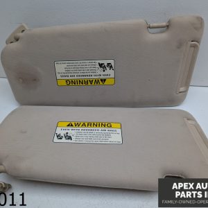 OEM 2007-2010 Hyundai Entourage 3.8L right & left sunvisor sun visor set pair