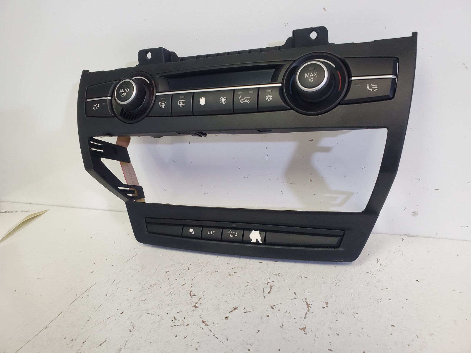 OEM 2007-2013 Bmw X5 AC Heater Climate Control Temperature Panel Trim - Image 4