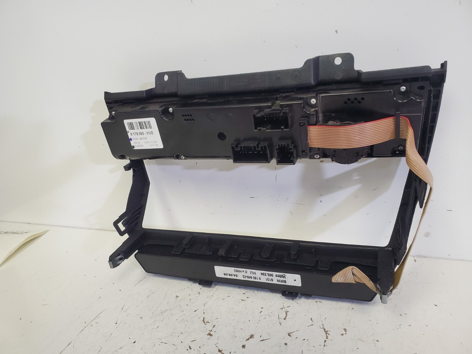 OEM 2007-2013 Bmw X5 AC Heater Climate Control Temperature Panel Trim - Image 7