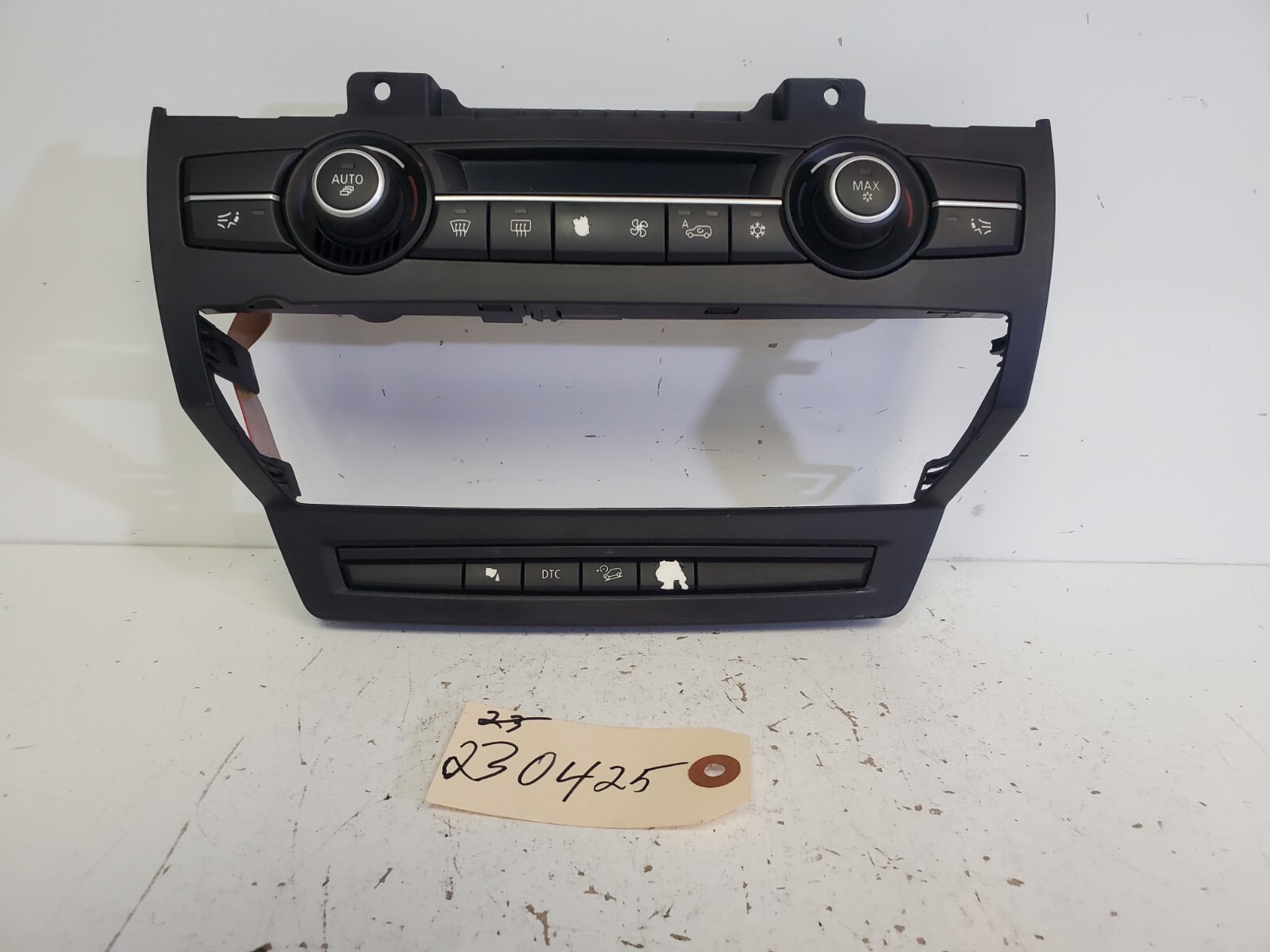 OEM 2007-2013 Bmw X5 AC Heater Climate Control Temperature Panel Trim