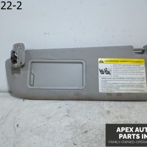 OEM 2007 Audi A6 3.1L Driver Left Sun Visor With Illumination
