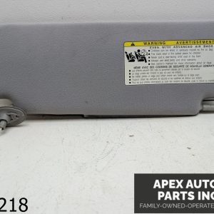 OEM 2007 Toyota Prius 1.5L Driver Left Side Sun Visor Light Gray Beige