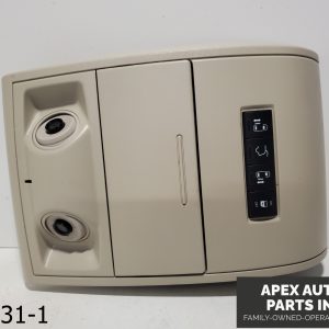 OEM 2008-2016 Chrysler Town & Country 3.6L Tan Roof Overhead Console