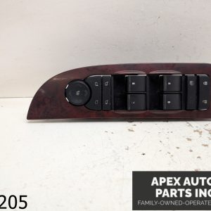 OEM 2008 Cadillac Escalade 6.2L Left Driver Master Power Window Switch Woodgrain