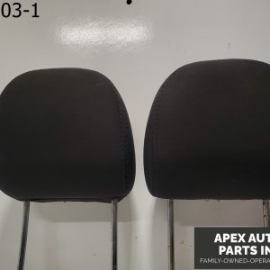 OEM 2008 Dodge Charger 3.5L CLOTH LH RH Left and Right Headrest Set Pair Black