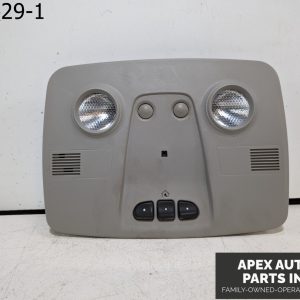 OEM 2008 GMC Acadia 3.6L Overhead Dome Reading Light Sunroof Switch Console