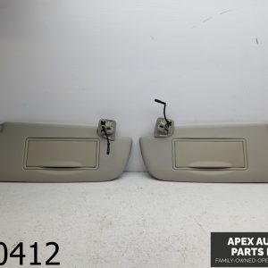 OEM 2008 Saab 9-3 2.0L Left & Right Sunvisor Sun Visor Shade Set Pair