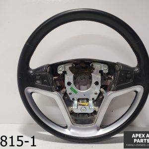 OEM 2008 Saturn Vue 3.6L BLACK & SILVER STEERING WHEEL W/ CONTROLS