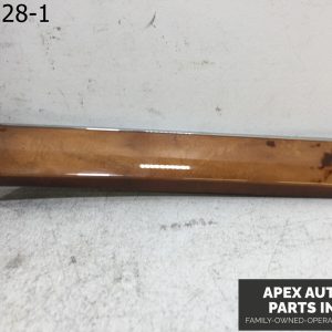 OEM 2009 Mercedes E350 CONSOLE LEFT SIDE TRIM WOOD GRAIN MOLDING