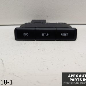 OEM 2010-2012 Ford Taurus 3.5L Info Setup Reset Switch