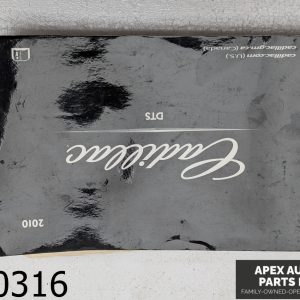 OEM 2010 Cadillac DTS 4.6L Owners Manual Leather Case