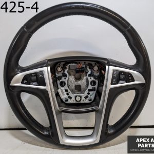OEM 2010 Chevrolet Equinox 2.4L Steering Wheel Leather Black Cruise Control
