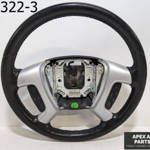 OEM 2010 Chevrolet Traverse Steering Wheel with Control Buttons Gray Leather
