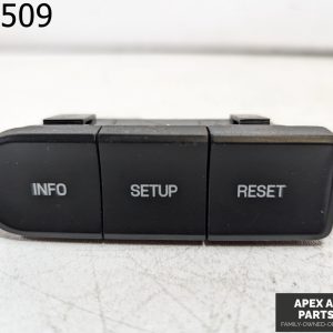 OEM 2010 Ford Edge 3.5L Dash Driver Information Display Setup Switch