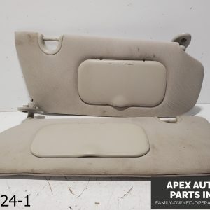 OEM 2010 Jeep Compass 2.4L Driver Passenger Side Sun Visor Pair Set